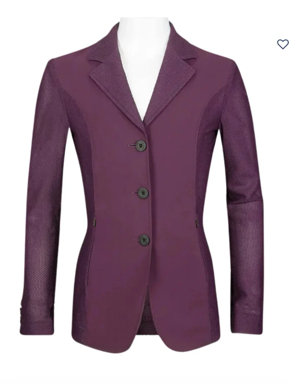 RJ Classics Harmony Mesh Show Jacket | Children’s 14R | Plum | Never Worn